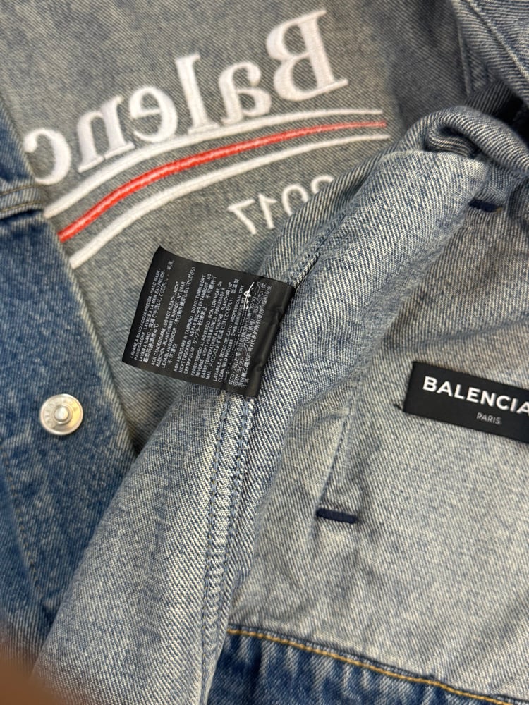 Image of Balenciaga 2017 Campaign Denim Jacket
