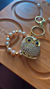 Image 1 of Custom Beaded Charm Key Chains