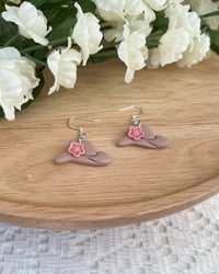 Image 5 of Cowgirl Hat Earrings 
