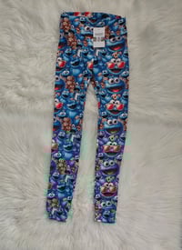 Image 6 of Cookie monster oufit shirt and leggings 