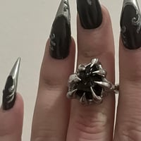 Image 4 of METEORITE TEKTITE RING