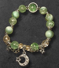 Green moon bracelet 
