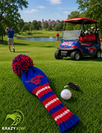 Image 5 of SMU Southern Methodist University MISTANGS custom Golf club cover fan GIFT cover