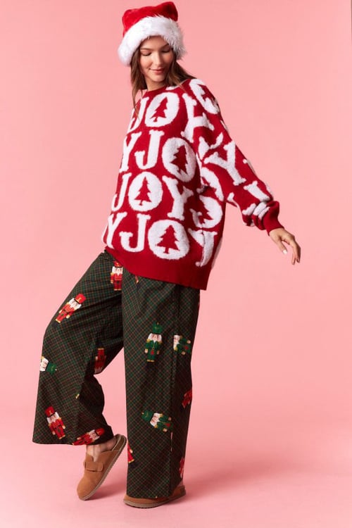 Image of Hunter Green Nutcracker Lounging Pants