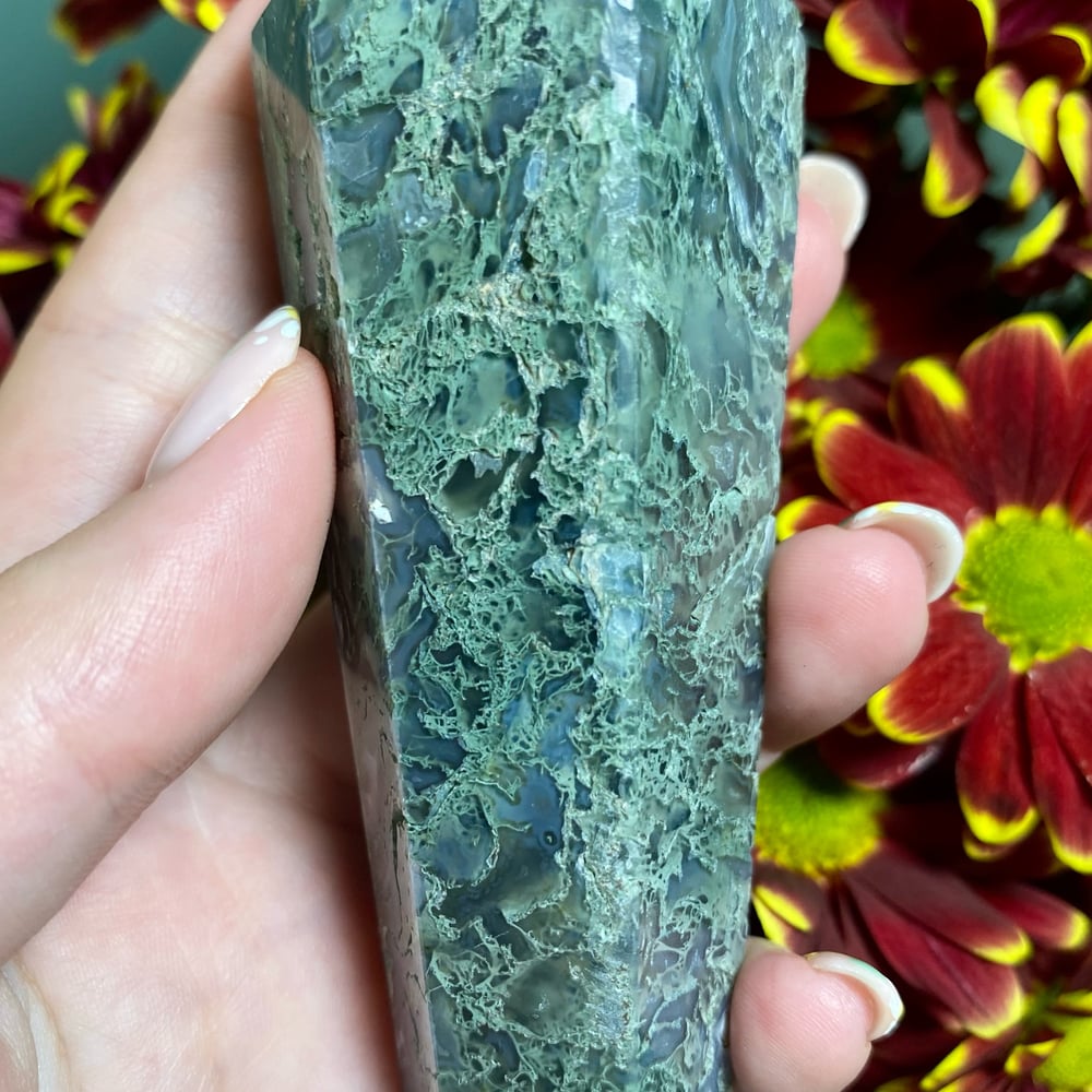 Image of Moss Agate Wand