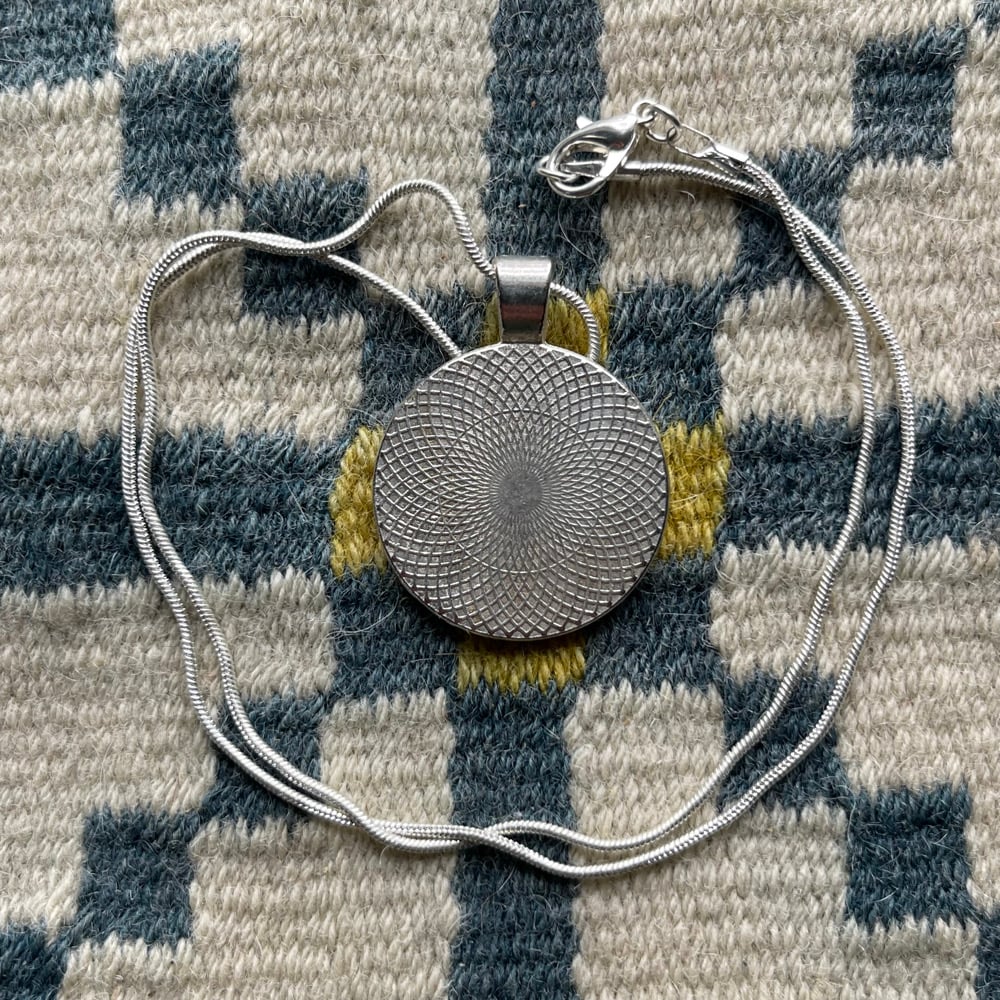 Sitting Sukhasana Easy Meditation Yoga Pose Pendant 