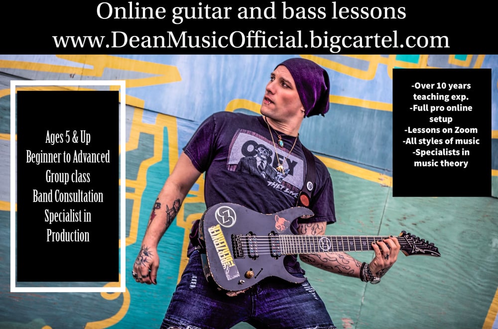 Image of One Month Guitar/Bass Lessons