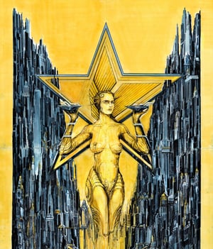 Image of IMPERIAL TRIUMPHANT 'GOLDSTAR' POSTER PRINT