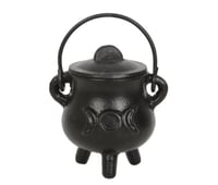 Image 5 of Small Cast Iron Cauldron, Two different Designs to Choose From 