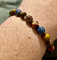 Image 5 of Australian Mookaite, Snowflake Sodalite, Ocean Jasper and K2 Stone - Size 7.5