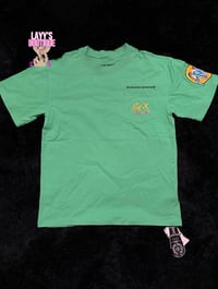 Image 1 of Green Chrome Heart Shirt