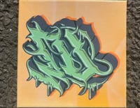 Handpainted Letter N (Mint Green) 