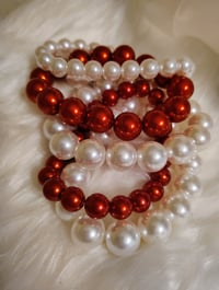 RED AND WHITE BRACELET 