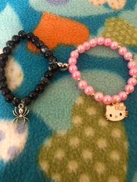 Image 1 of Matching bracelets 💖🖤