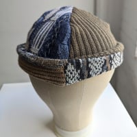 Image 2 of Shallow Fit Upcycled Reversible Beanie–2