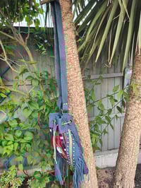 Image 7 of Evie Bag - navy and red dets