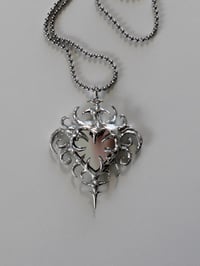 Image 5 of Mirror Heart #1 - Necklace
