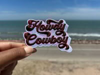 Image 1 of Howdy Cowboy Patch / Custom Colors