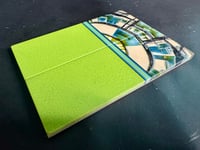 Image 3 of Mammoth Tusk & Glass Fiber GLOW Segmented Knife Scales 