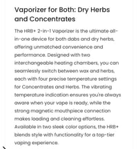 Image 9 of HoneyStick HRB+ 2-in-1 Herb & Dab Vape Pen
