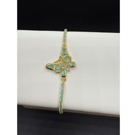 Image 3 of Blue Butterfly Bracelet 