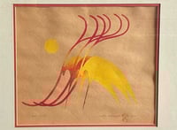 Image 3 of “Elk”, S/N Screen Print by Simon Brascoupe