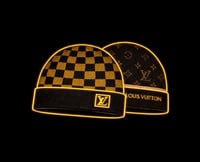 Black lv beanie