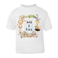 Image 2 of Wild & Free Wreath T-Shirt