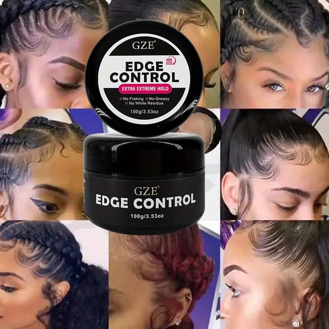 GZE Edge Control Frizz Control, Slick Styling, Flyaways, Wigs and Styling Edge Control, Hair Finishi