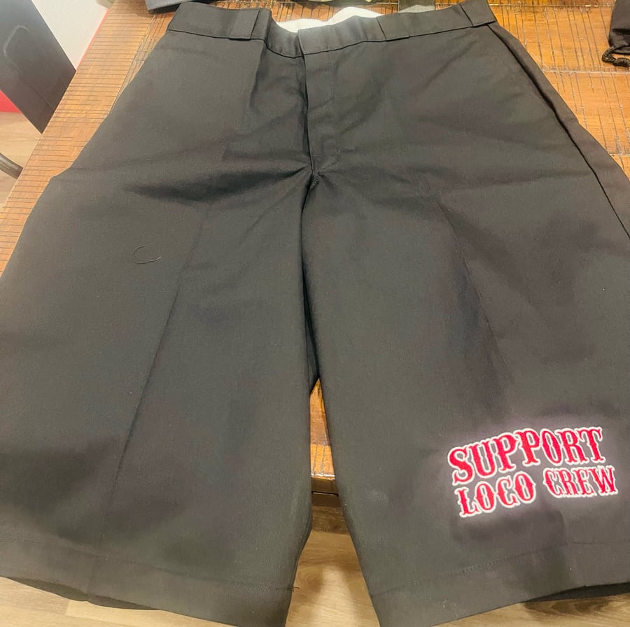 Image of LOCO CREW Custom Embroidered Dickies Shorts