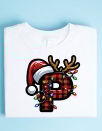Image 16 of Christmas Alphabet Letters Shirt