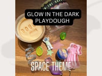 Image 1 of Glow in the Dark Playdough - Space