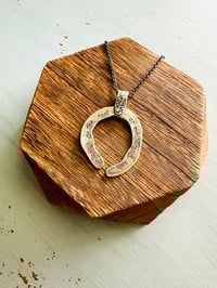 Image 7 of sterling silver Rumi quote naja pendant