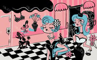 Image 1 of Ladies who Fru Fru Full Size Diamond Painting by Miss Fluff