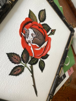 Image of Sleeping Dog Framed Cutouts Original