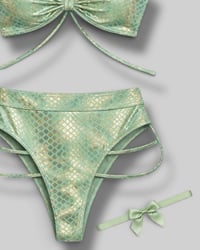 Image 2 of Snake Charmer-Spring edit - Pearl set- Matcha