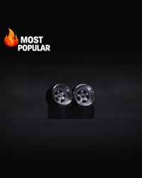 Image 1 of WORK MEISTER S1 - Forged Alloy 1/64 Wheels + Ultra-Thin Tires