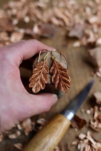 Image 5 of Oak Leaf~ Earrings 