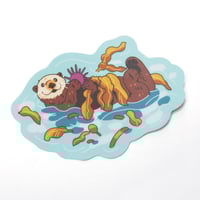 Image 1 of Sea Otter 3.5” Sticker