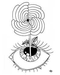 Eye Bloom Art Print