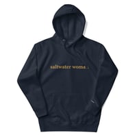Image 2 of Saltwater Woman Unisex Hoodie
