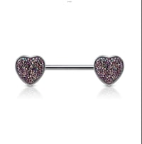 Image 4 of Heart Nipple Ring