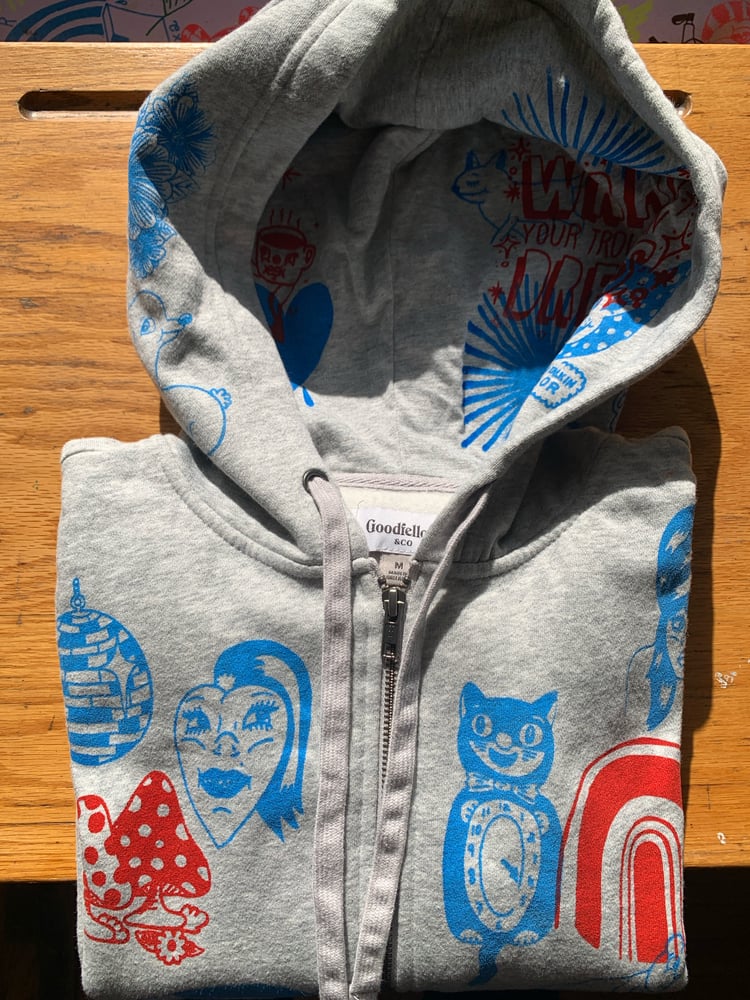 Image of "Rare, Super Soft, Zip-Up Hoodie"  (M)