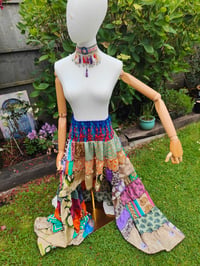 Image 4 of Patchwork multi colour mini dress / skirt 