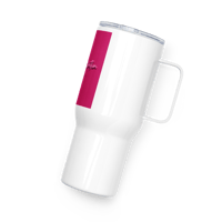 Image 2 of Branded Travel mug with a handle