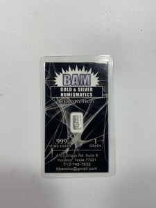 Image of Bams Silver .1 grain  Pure Silver .999