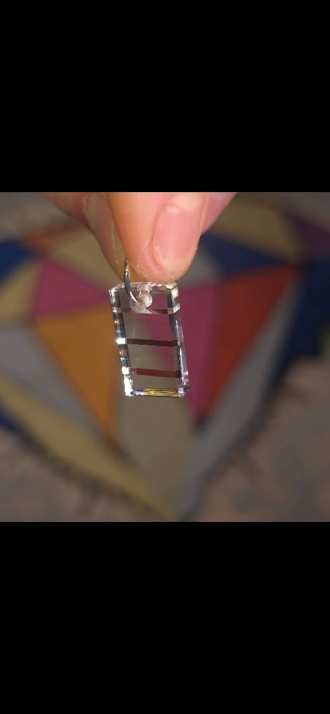 Image of Optical crystal charm 
