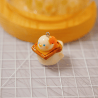 Image 2 of Strawberry Jam Bread Duckie Keychain