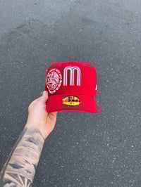 Image 4 of RED ESTADOS UNIDOS MEXICANOS MEXICO CUSTOM FITTED CAPS