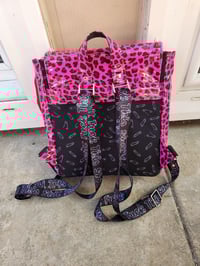 Image 3 of Subhumans leopard print backpack
